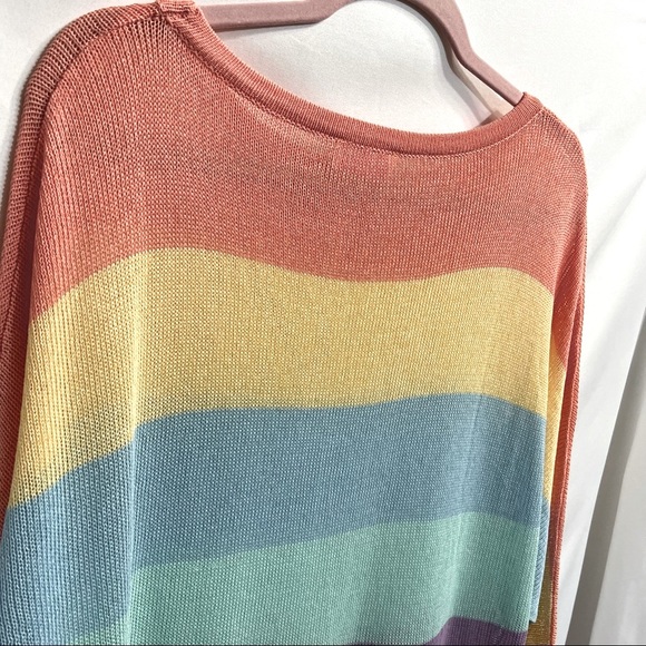 Pink Lily Multicolor light weight sweater Large - Picture 6 of 10